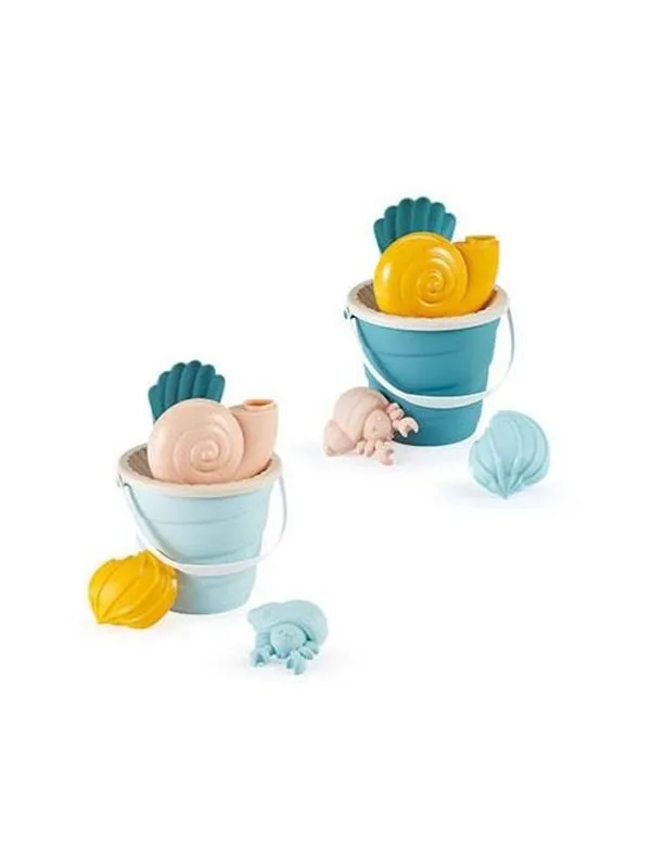 Ecoiffier Bucket Set with Shellfish Sand Molds 6 pcs.