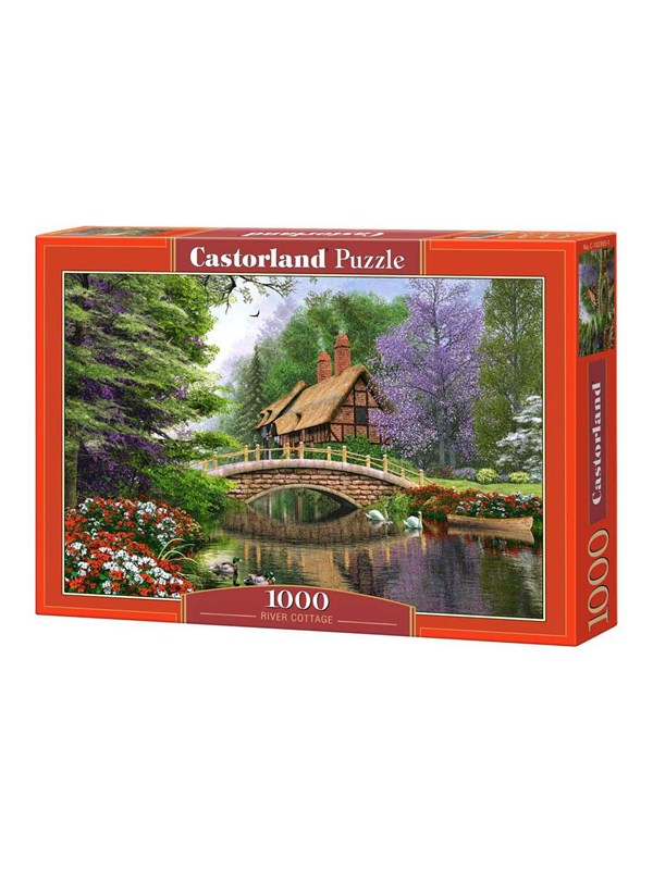 Selecta Play Castorland Jigsaw Puzzle River Cottage 1000pcs. Gulv