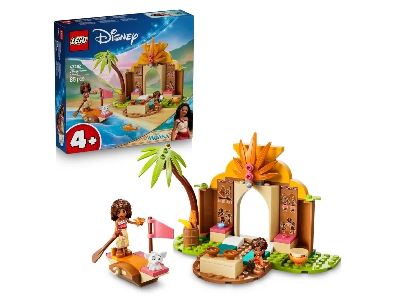 LEGO Disney 43282 Landsbyhus og båt