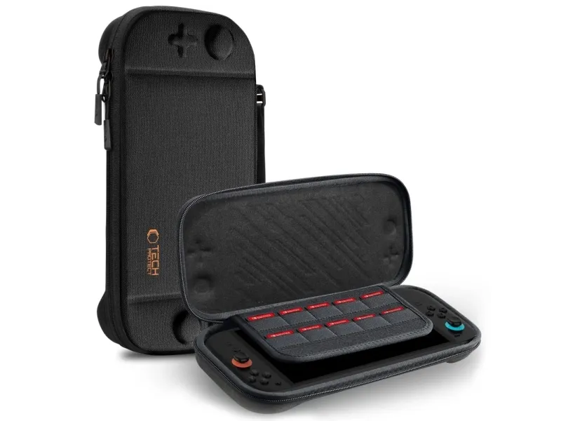 Tech-Protect Slim Pouch Case for Nintendo Switch 2 - Black - Bag