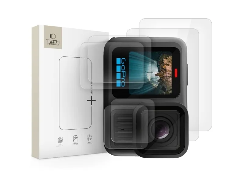 Tech-Protect Glass Fit+ 2-pack Tempered Glass for GoPro Hero 13 - Clear