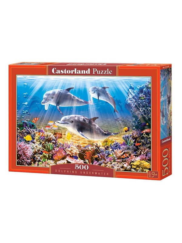 Selecta Play Castorland Jigsaw Puzzle Dolphins Underwater 500pcs. Gulv