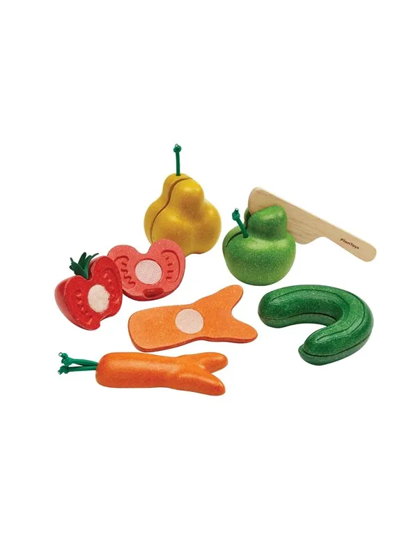 PLANTOYS Deforme Frugter og Grøntsager