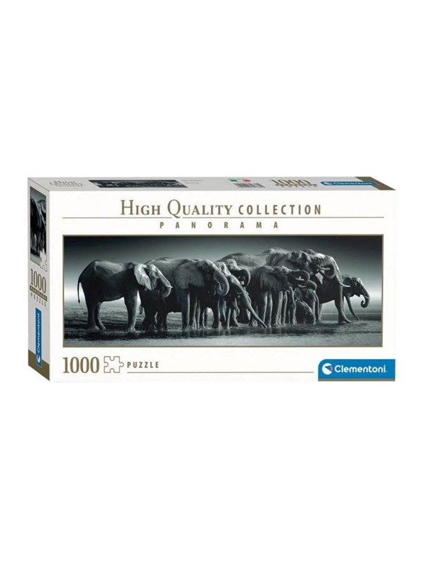 Clementoni Jigsaw Puzzle Panorama Herd of Giants 1000pcs. Gulv