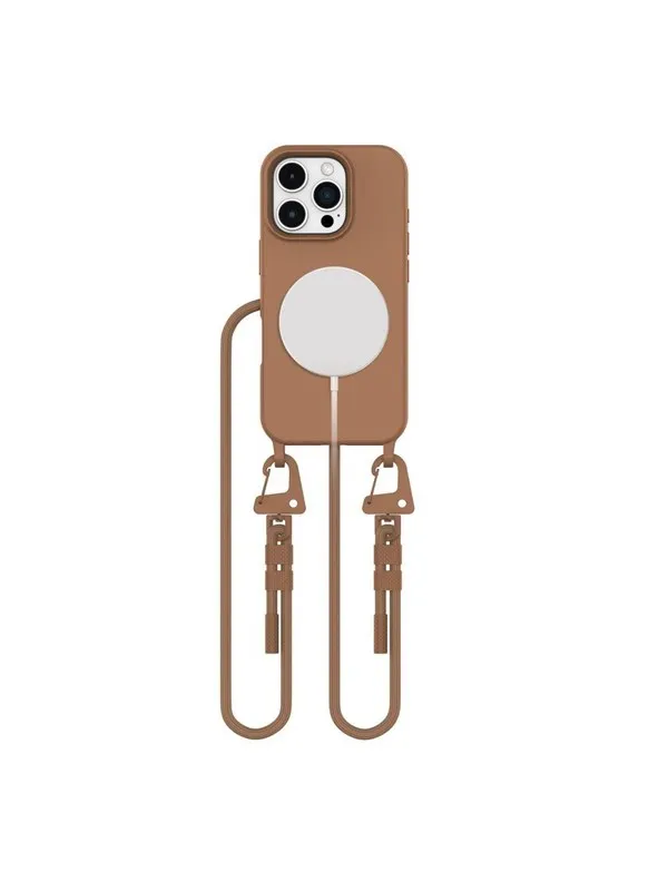 Tech-Protect MagNecklace MagSafe Case for iPhone 16 Pro Max - Brown