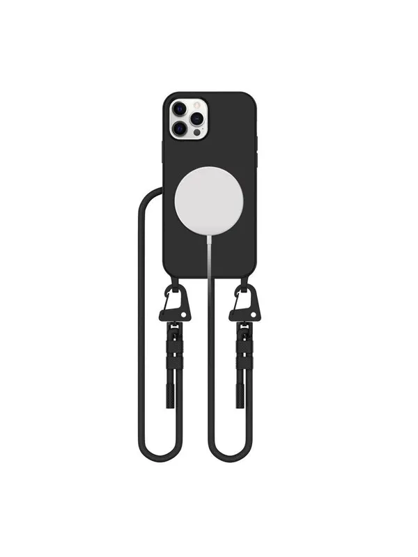 Tech-Protect MagNecklace MagSafe Case for iPhone 12 / 12 Pro - Black