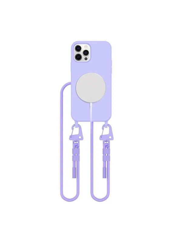 Tech-Protect MagNecklace MagSafe Case for iPhone 12 / 12 Pro - Lavender