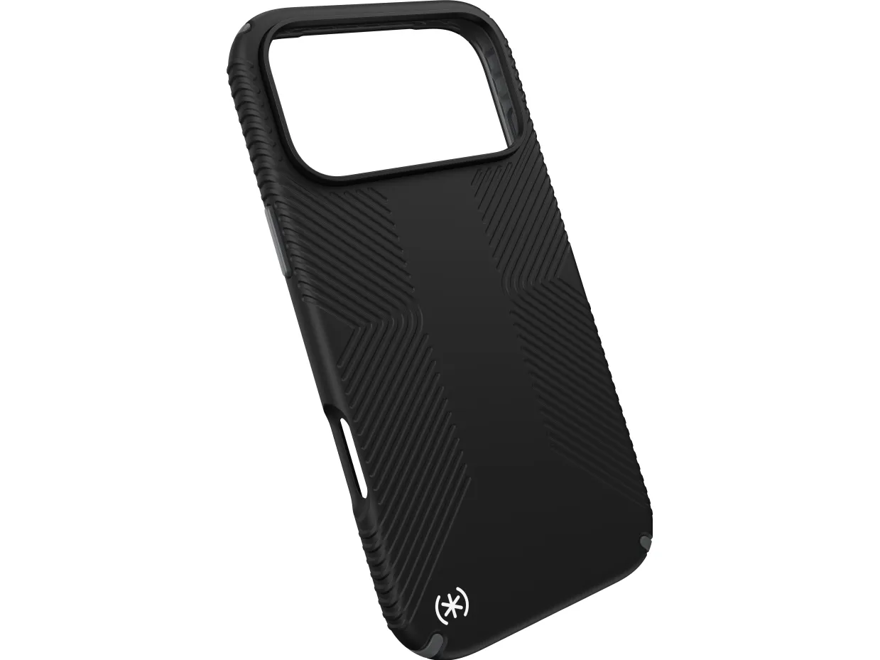 Speck Presidio2 Grip MagSafe - iPhone 17 Pro Max Case - Black / Slate Gray / White