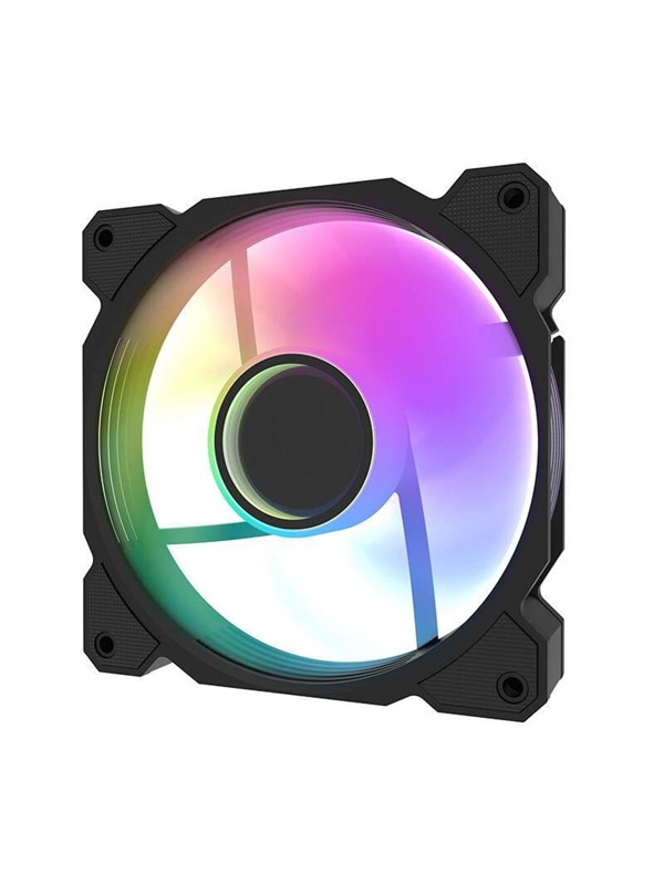 Darkflash DR08 Cooling Fan (Black) - Kabinettvifte - 120mm - Svart - 30 dBA