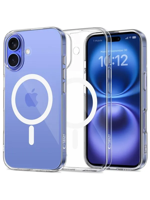 Tech-Protect FlexAir MagSafe Case for iPhone 16 - Transparent