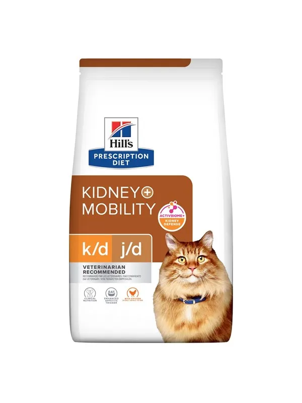 Hill's Prescription Diet K/D Kidney + Mobility Chicken - dry cat food - 3kg