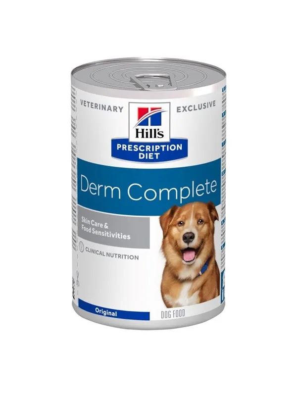 Hill's Prescription Diet Canine Derm Complete - wet dog food - 370g