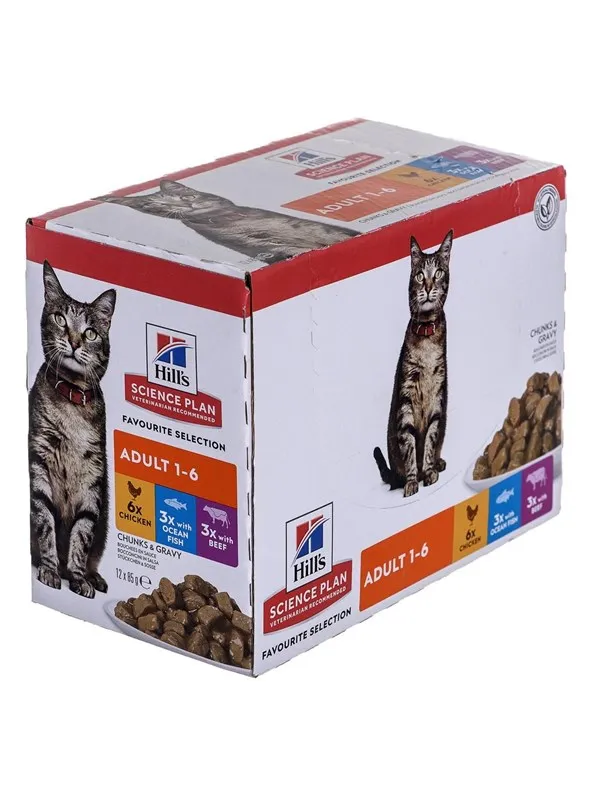 Hill's Feline Adult Multipack Classic 12x85g