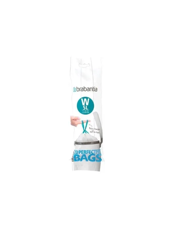 brabantia PerfectFit Trash can liner drawstring 5 L.