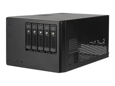 SilverStone CS351 - Kabinett - Desk - Svart