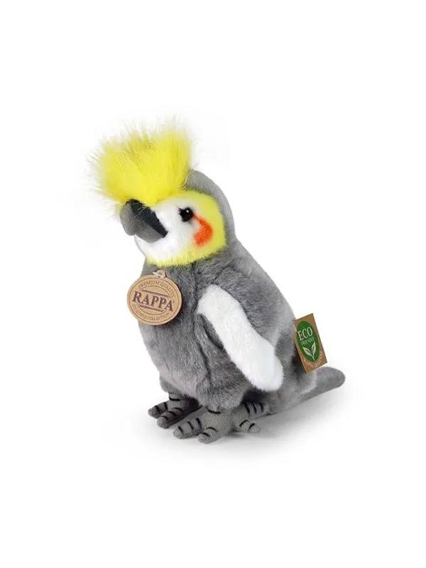 Rappa - Realistic Plush Toy Cockatiel Parrot 18 cm Eco-Friendly