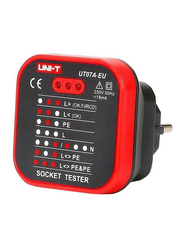 UNI-T UT07A-EU power outlet tester