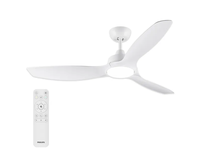 Philips Fixed blade Fan ceiling 52' 35W+24W WH