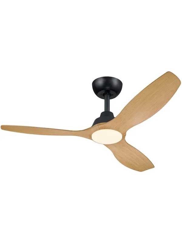 Philips Olas Fan ceiling 52' 35W+24W BK&Wood