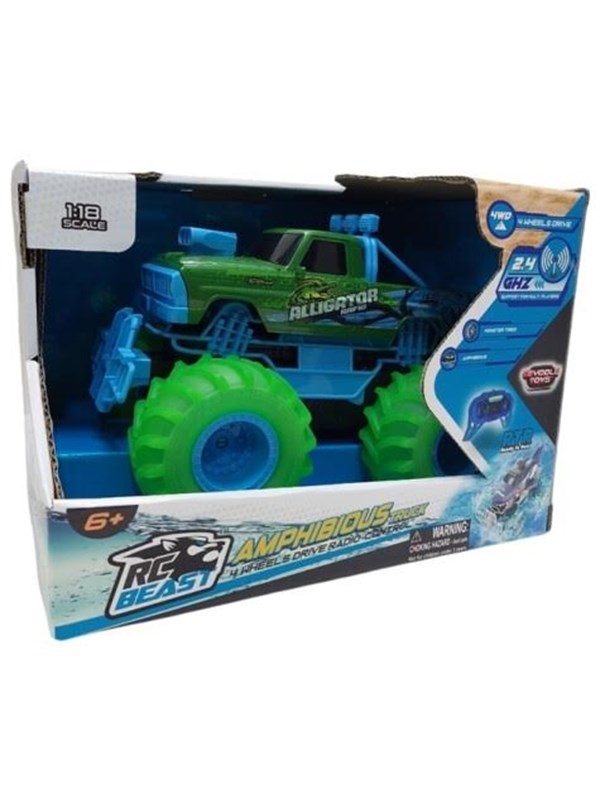 Junior Driver RC BEAST RC 4WD Amphibious Truck 1:18