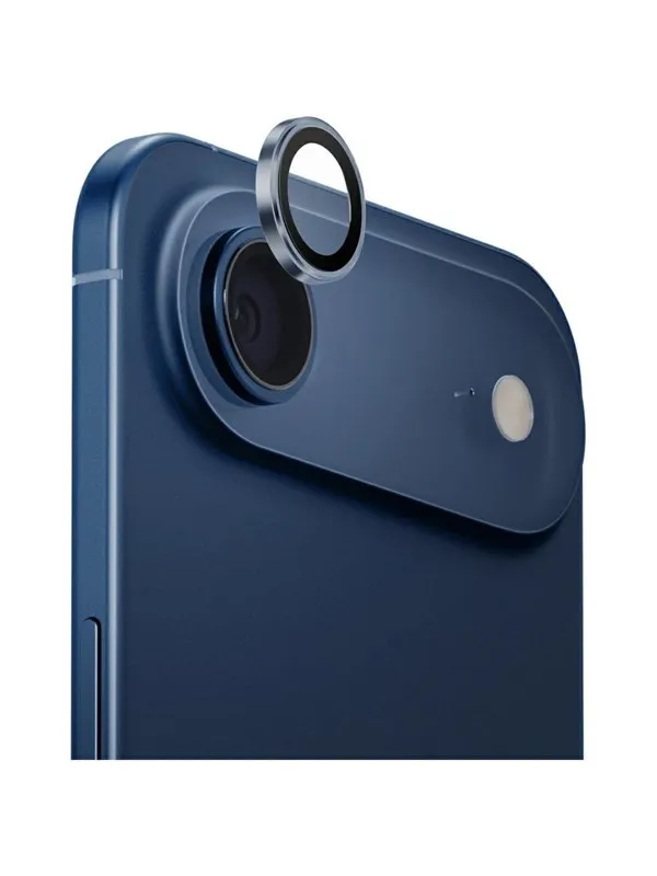 UNIQ Optix Aluminum Camera Lens Protector Glass for iPhone Air with Applicator - Blue