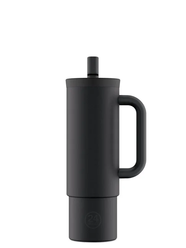 24Bottles - Straw Cup - Tuxedo Black - 800 ml