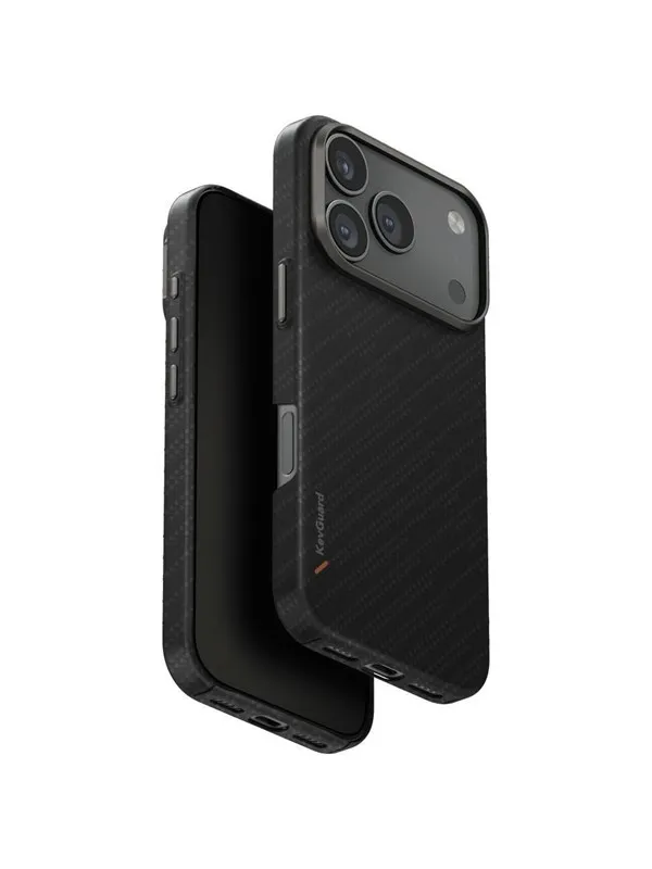 UNIQ Keva EDGE Magclick Charging Case for iPhone 17 Pro - Black