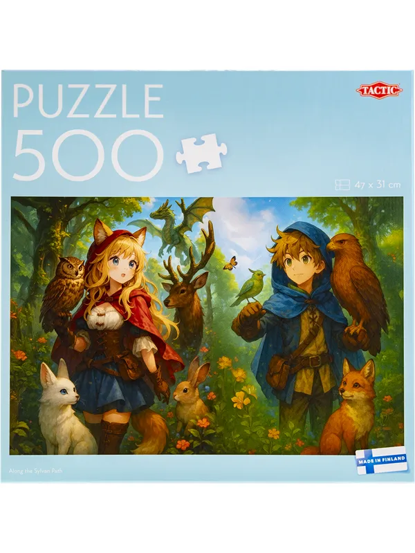 Tactic 500 pcs puzzle: Along the Sylvan Path