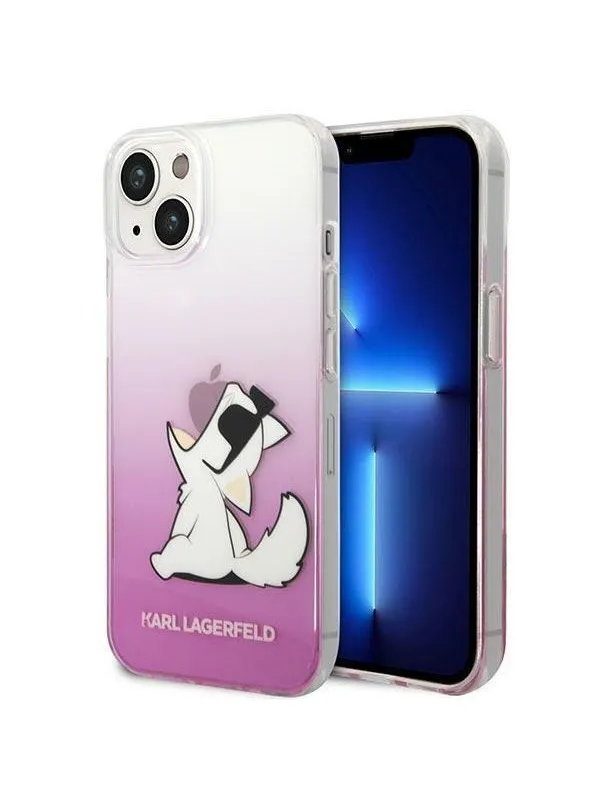 Karl Lagerfeld KLHCP14MCFNRCPI iPhone 14 Plus 6.7 "hardcase pink / pink Choupette Fun