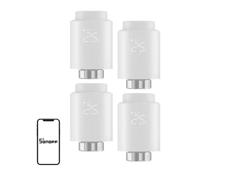 Sonoff ZigBee TRVZB Thermostatic Head 4-Pack