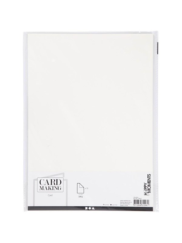 Creativ Company - Cardboard Off-white A4 220g 10 pcs.