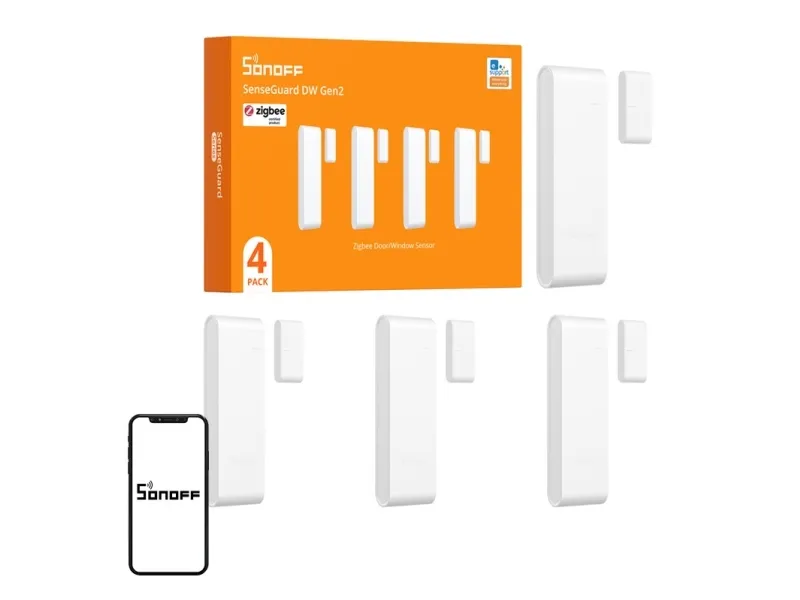 Sonoff SNZB-04PR2 Window and Door Sensor 4-Pack
