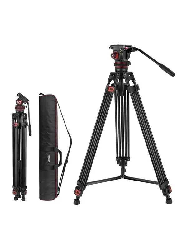 Neewer TP75 Adjustable Tripod with Oil-Damped Head