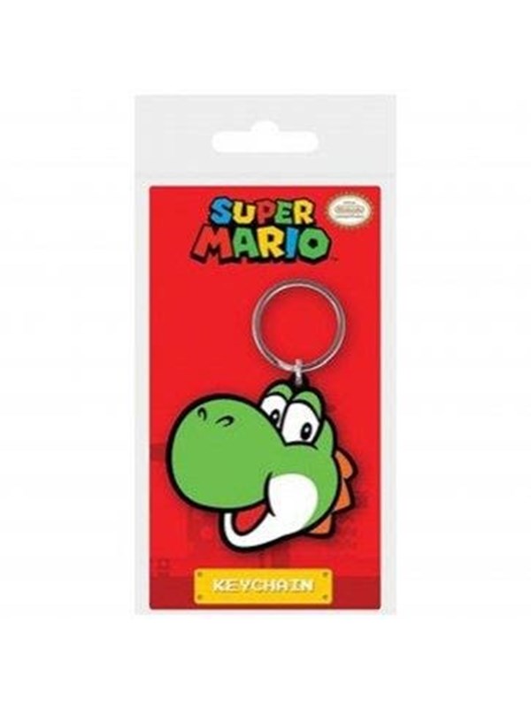 Innex - Super Mario - Soft PVC Keychain - Yoshi - Nøkkelring