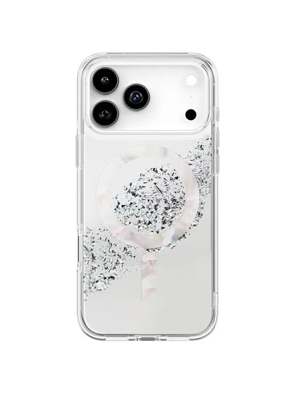 UNIQ Coehl Crystelle Case for iPhone 17 Pro Max Magnetic Charging - Silver