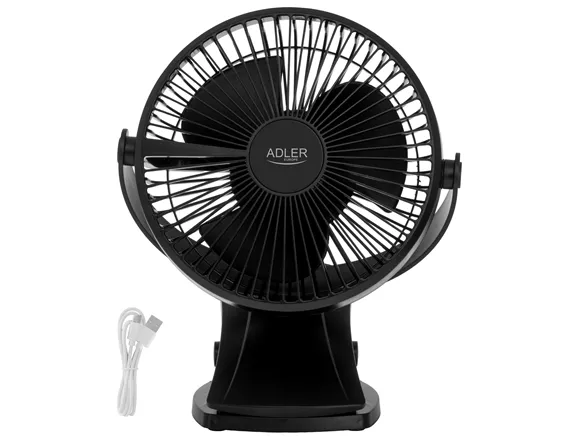 Adler skrivebordsvifte ad_7342b svart