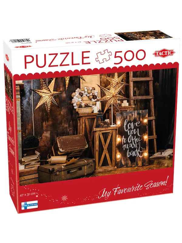 Tactic 500 pcs puzzle: Christmas decorations