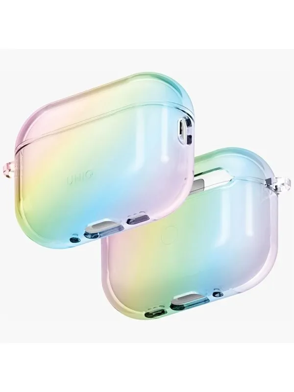 UNIQ  Iridescia Hang Case for AirPods Pro 3 - Transparent-Multicolor