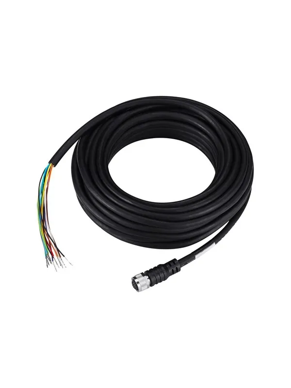 Hanwha Vision SPP-C12100P - power cable - 12 pin M12 to bare wire - 10 m