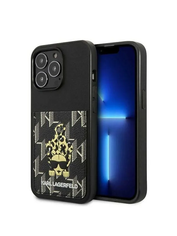 Karl Lagerfeld Karlimals Cardslot case for iPhone 13 Pro / iPhone 13 - black