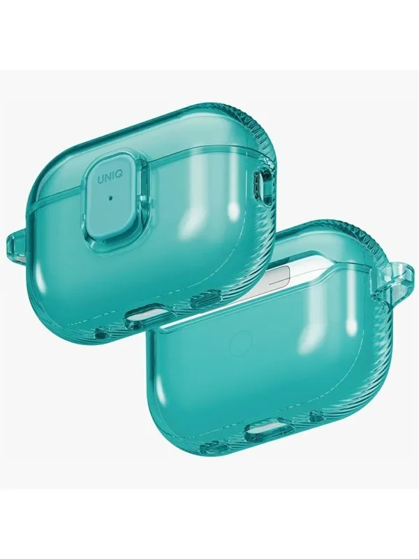 UNIQ Glase Pro Case for AirPods Pro 3 Lock Case - Clear Blue