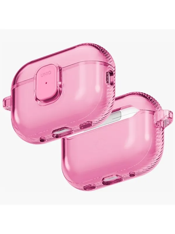 UNIQ  Glase Pro Case for AirPods Pro 3 Lock Case - Clear Pink