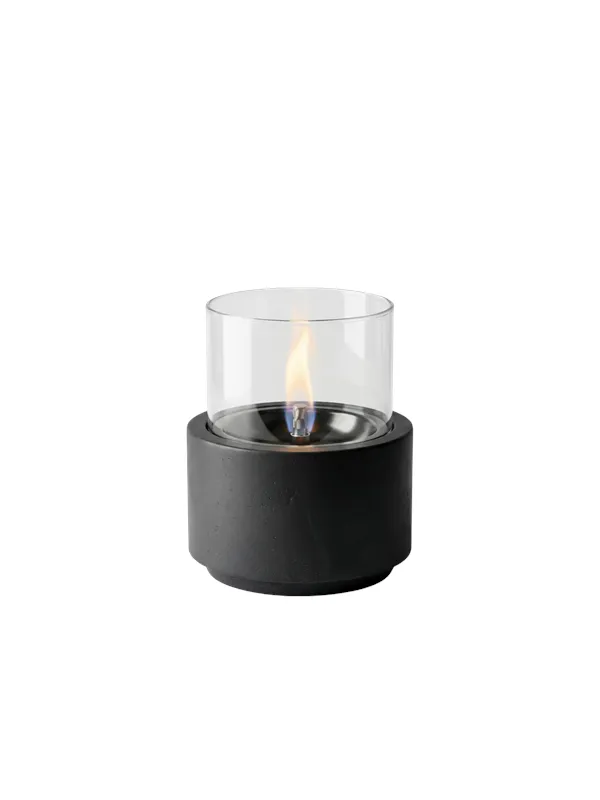 Tenderflame Lotus 12 Natural Concrete Black