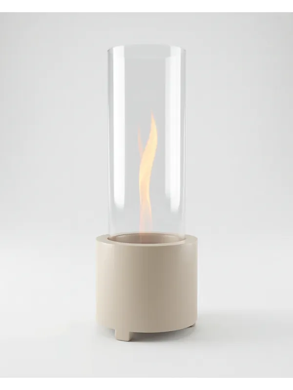 Tenderflame Cycloflame Table Beige Ceramic