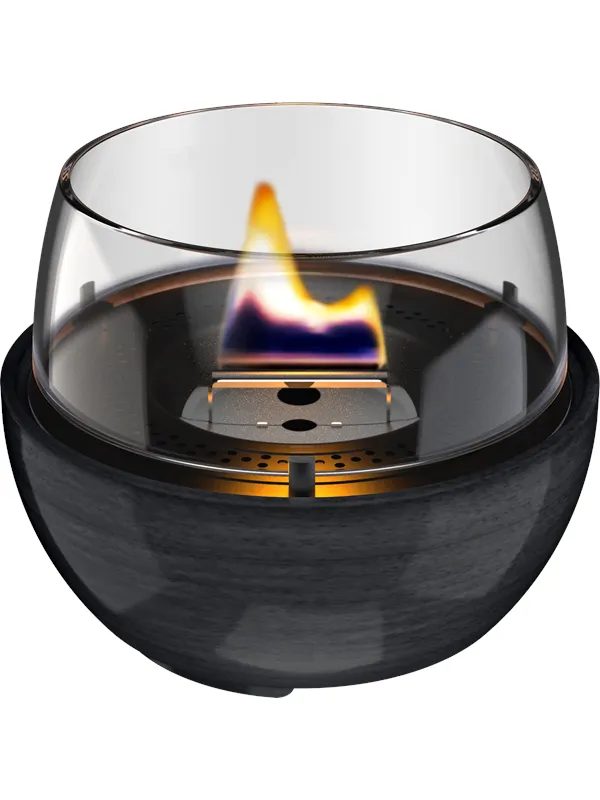 Tenderflame Tulip 14 Reactive Glaze Black