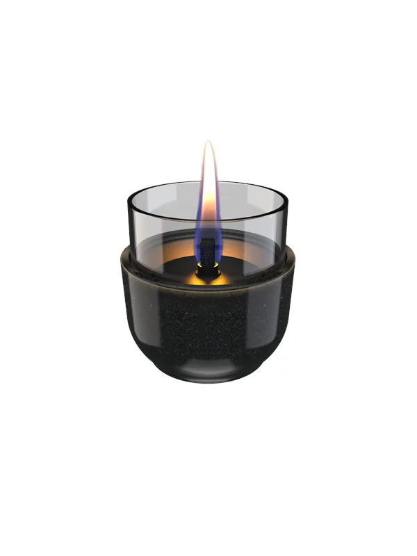 Tenderflame Violet 8 Reactive Glaze Black