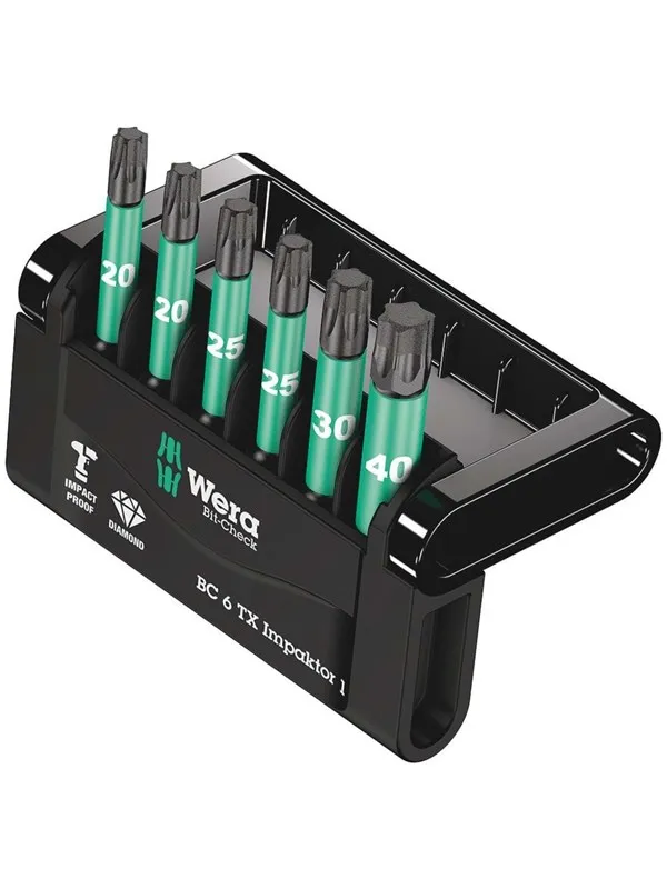 Wera Bit-Check 6 TX Impaktor 1
