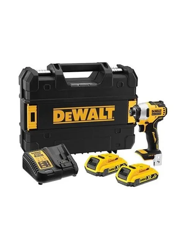 Dewalt 18V XR Brushless Compact Impact Driver - 2 x 2Ah