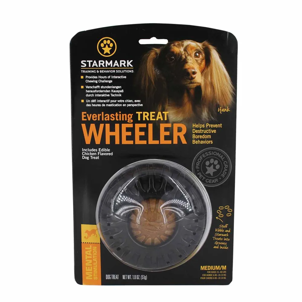 Starmark Treat Wheeler Svart - Medium