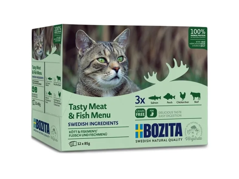 Bozita Feline Meat & Fish In Jelly Multibox